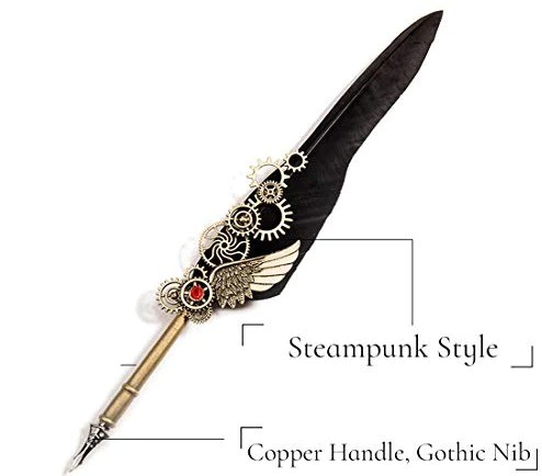 trempette stylo plume fontaine steampunk