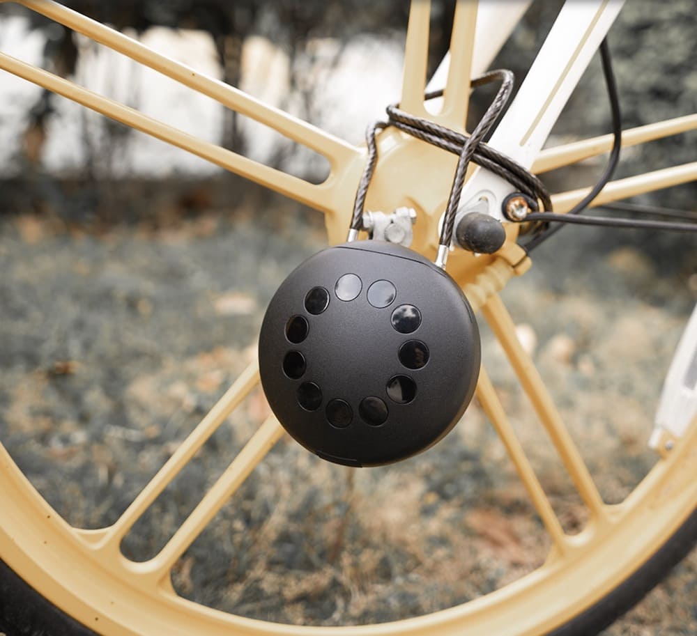 cadenas de vélo avec coffre à clé