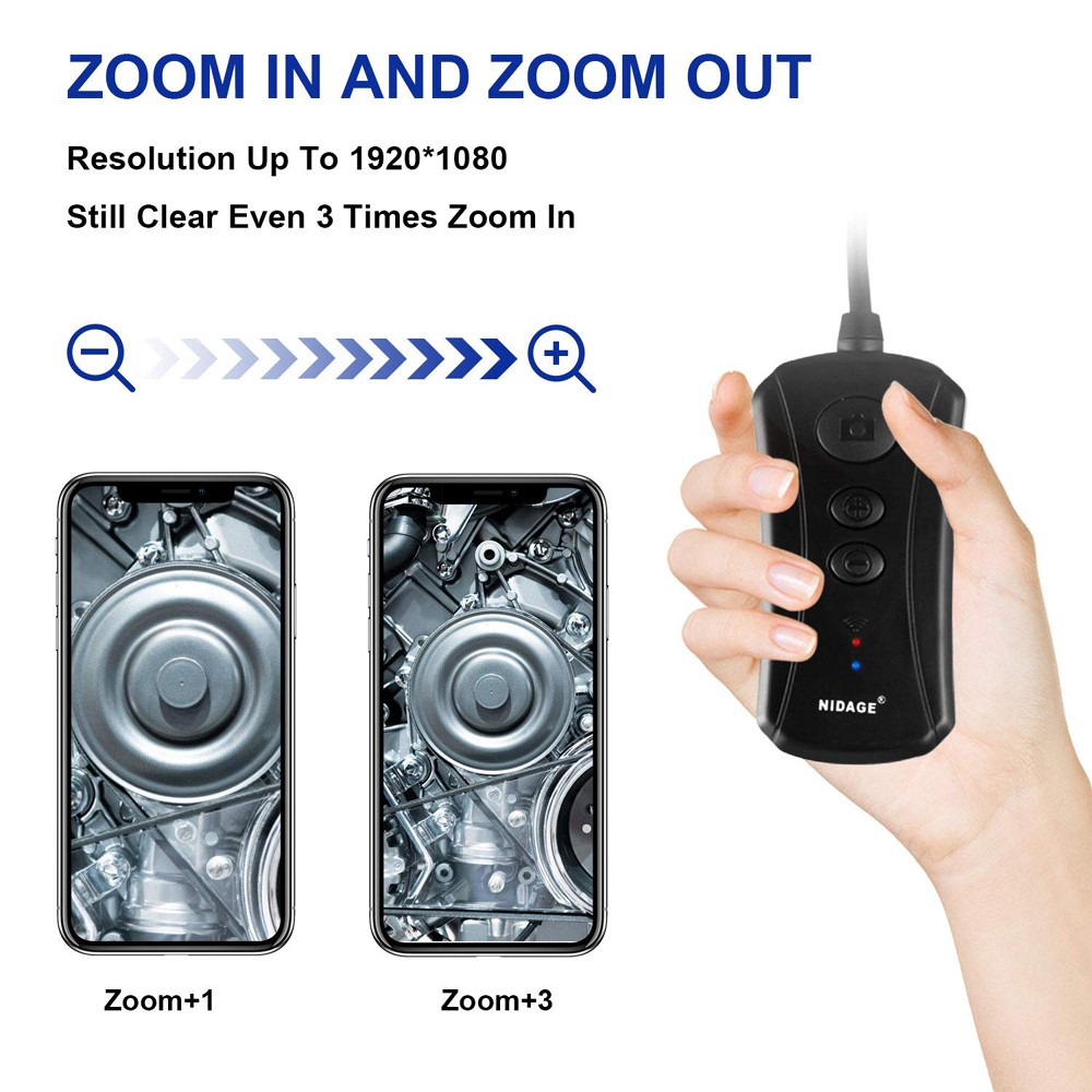 caméra endoscopique wifi avec zoom