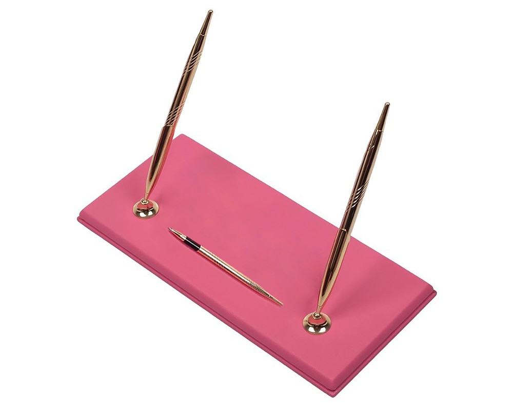 ensemble de stylos de luxe support en or rose pour femme
