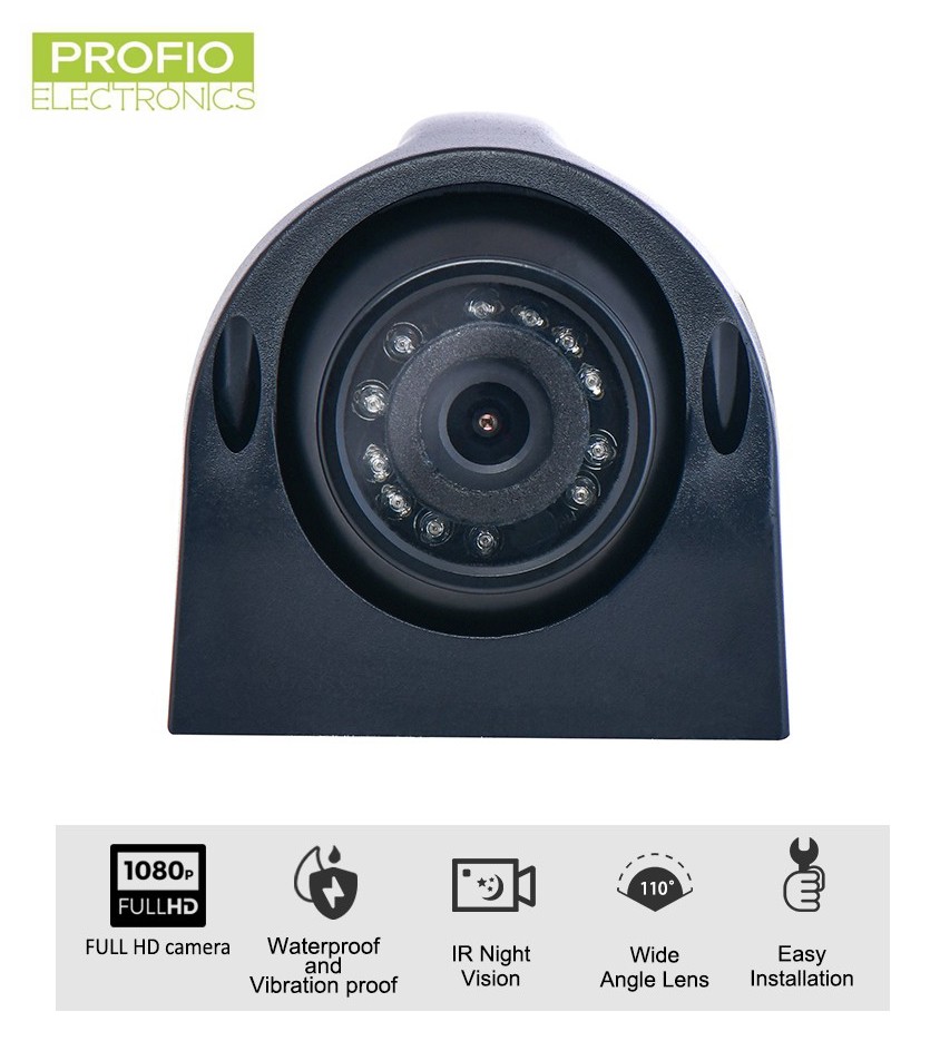 7 Display AHD 1080P Kit de caméra de recul sans fil 2CH pour remorque de  camion