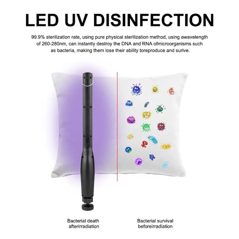 Lampe de stérilisation UV portable