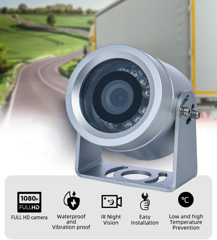 Caméra ronde Full HD pour camionnettes, camionnettes
