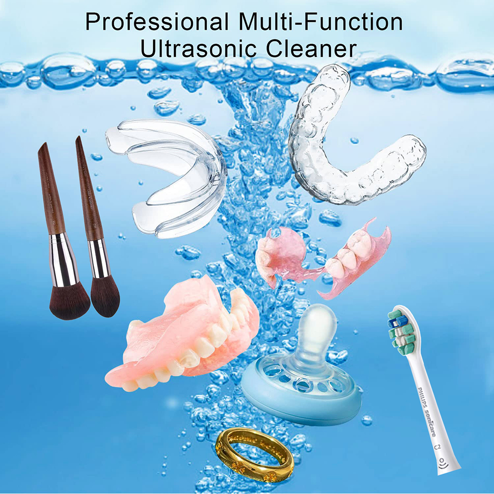 Dispositif de nettoyage à ultrasons pour brosses à dents, appareil dentaire, prothèse dentaire