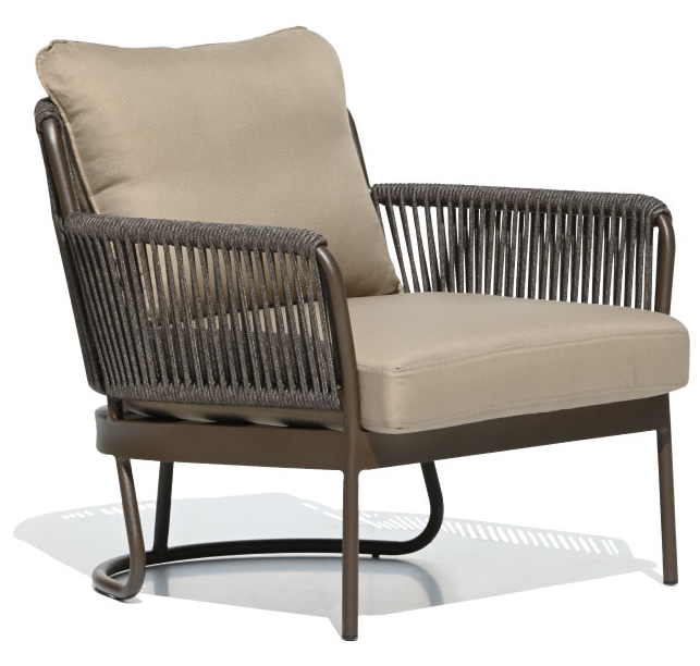 chaise de jardin canapé pour la terrasse de jardin en aluminium avec filet