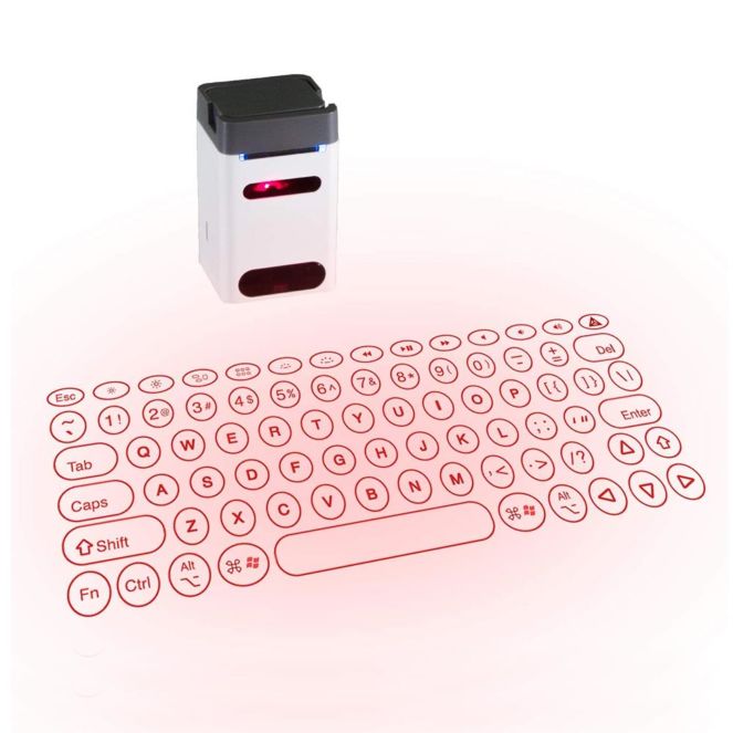 Tormento mecanógrafo Intuición Projecteur de clavier laser - projecteur de clavier virtuel hologramme avec  bluetooth pour smartphone | Cool Mania