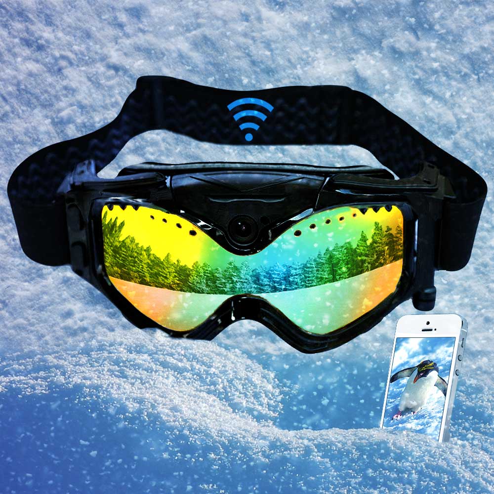 lunettes de ski wifi caméra full hd