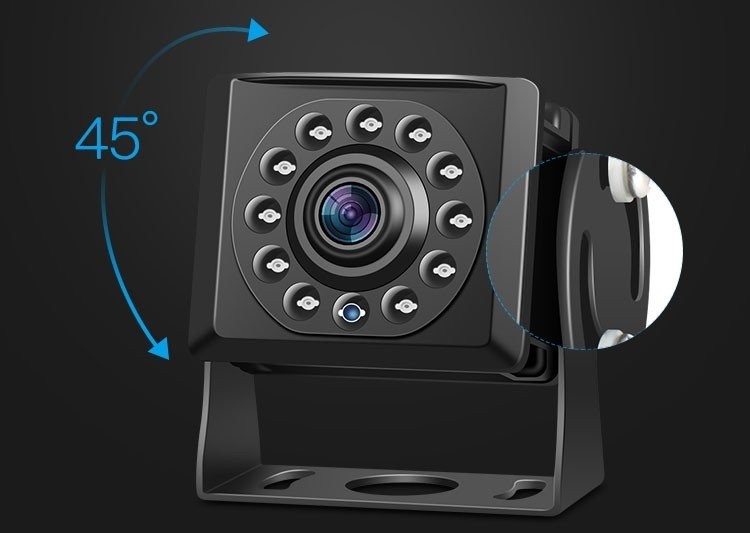 système de caméra de recul avec vision nocturne ir LED