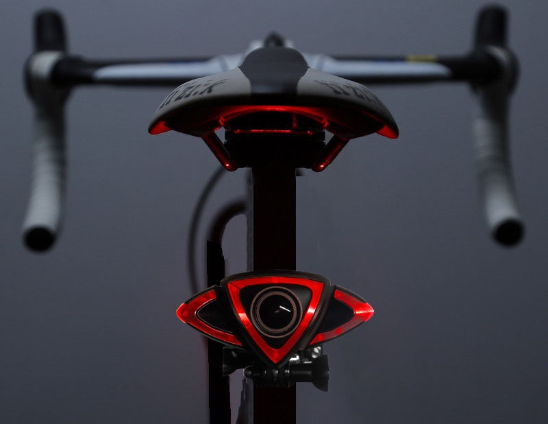 caméra arrière vélo wifi + voyants LED