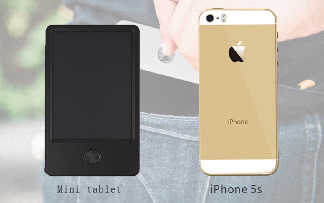 Des dimensions mini comme votre téléphone portable - Table LCD de poche