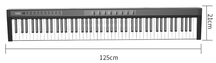 Clavier électronique (piano) 125cm