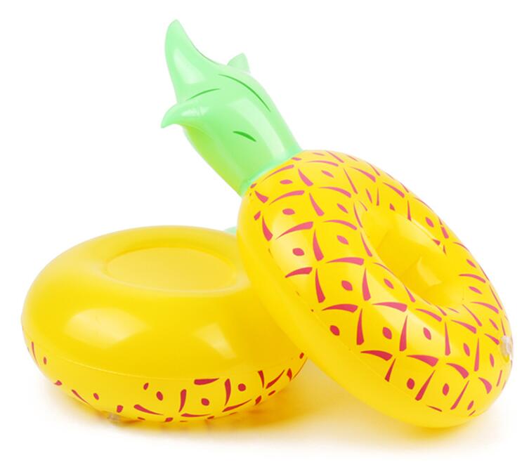 porte-gobelet gonflable à mini roue ananas
