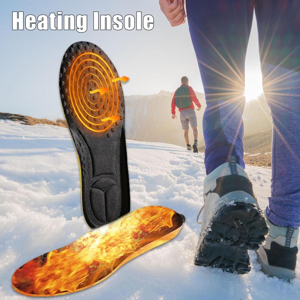 semelles thermiques pour chaussures de bottes rechargeables