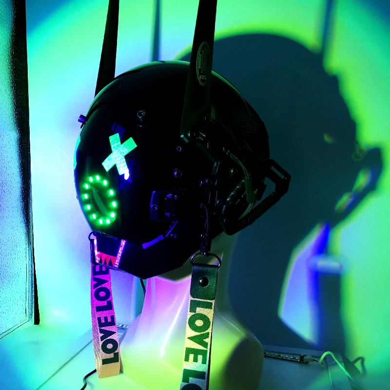 casque de fête led avec éclairage LED