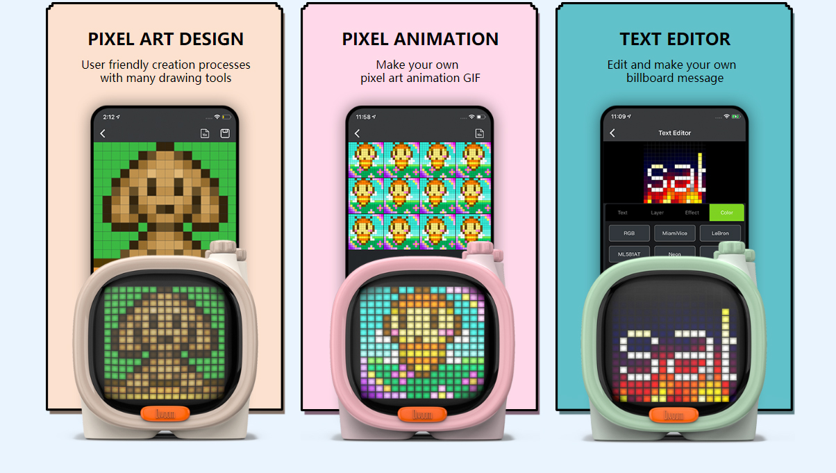 haut-parleur d'animation pixel art
