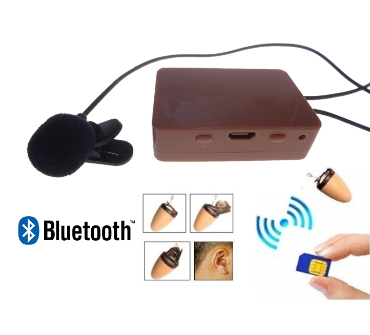 La plus récente oreillette espion 2024 + Bluetooth 10W amplificateur