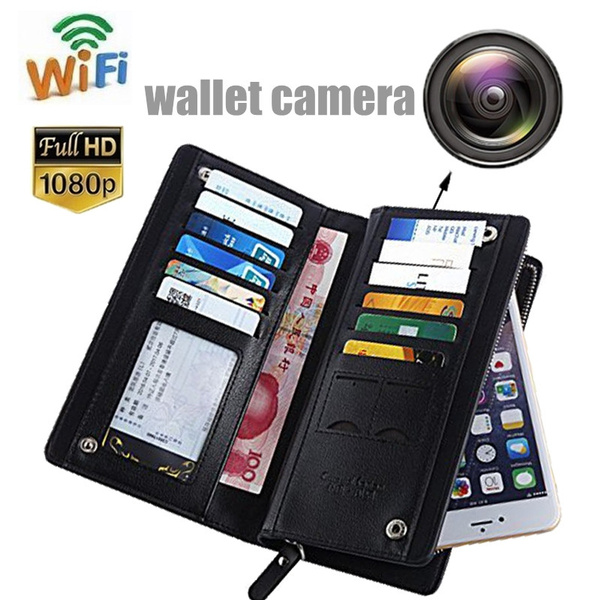 caméra espion dans portefeuille wifi full hd