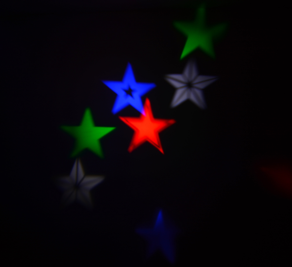 Projection d'étoiles pour le jardin (extérieur) - Projecteur d'étoiles colorées