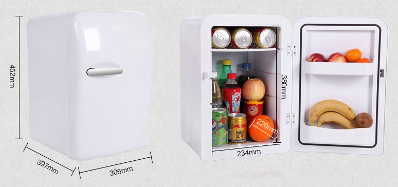 petit réfrigérateur blanc