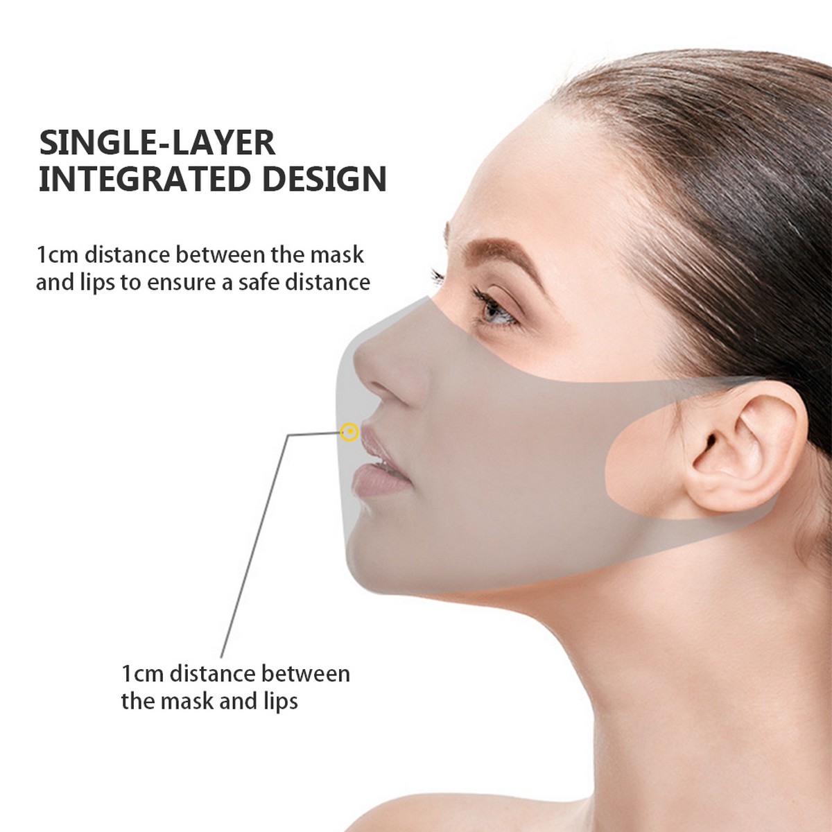 nano masque facial élastique anti virus