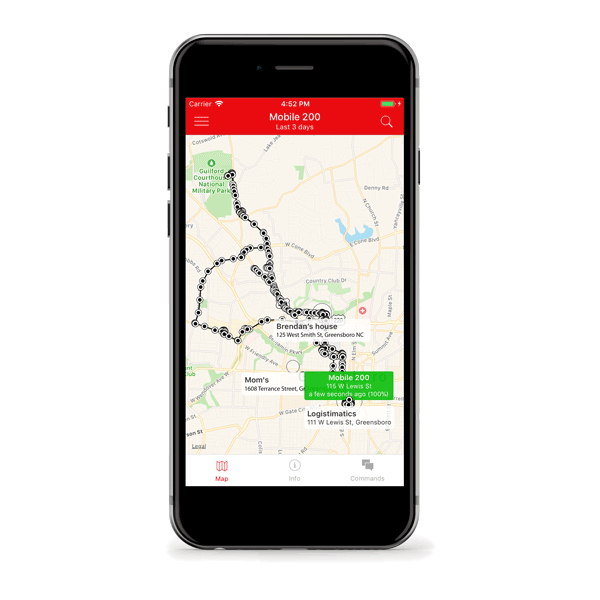 Qbit tracker avec smartphone