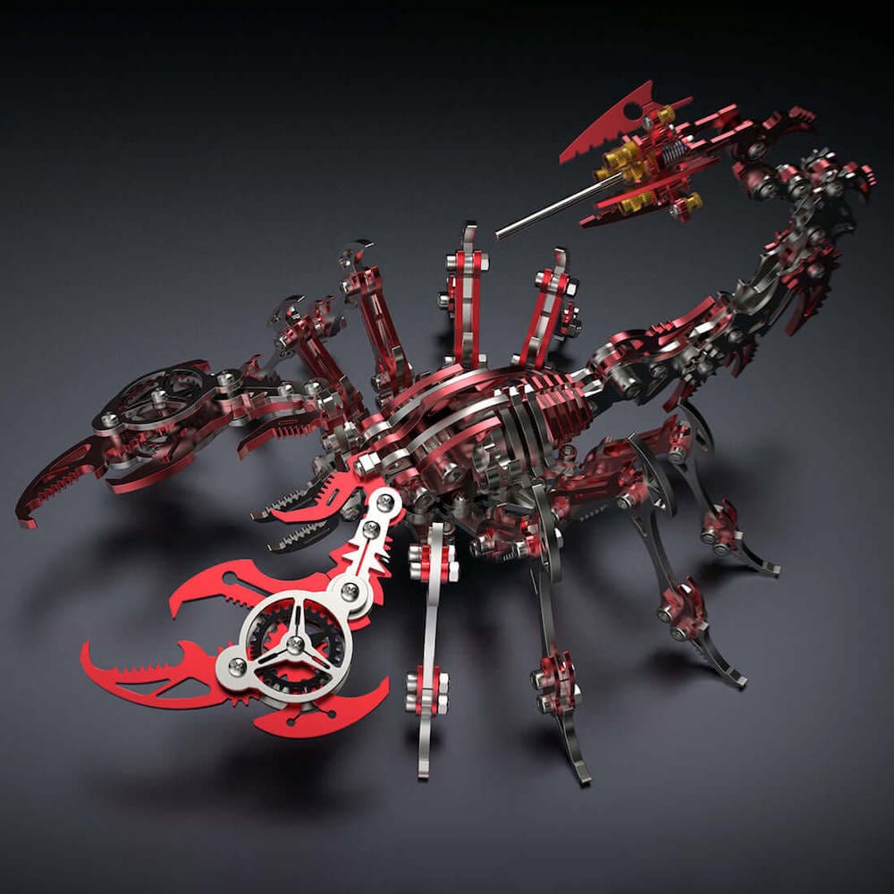 Puzzle 3D scorpion Puzzle unique en 3D composé de puzzles en métal