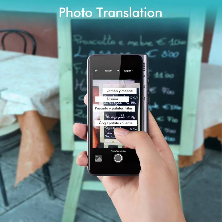 Traducteur de texte photo pour poche à main en ligne hors ligne
