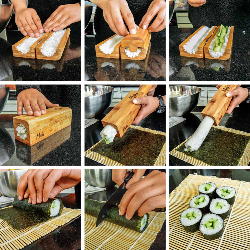 ensemble de fabricant de sushi - kit de fabrication comme un cadeau