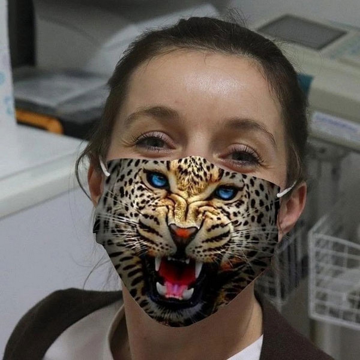 masque de léopard