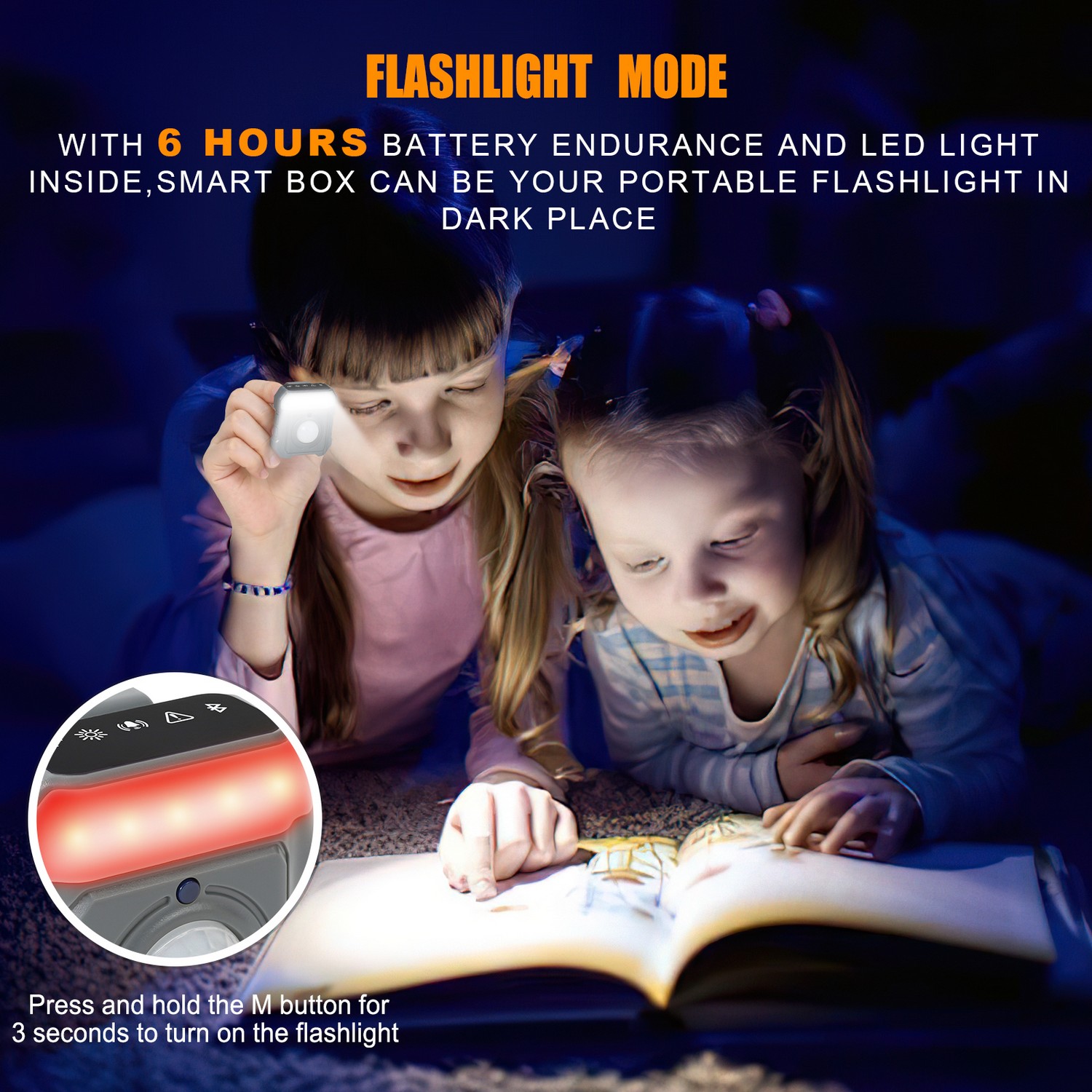 alarme intelligente de sécurité - mode lampe de poche - lumière LED