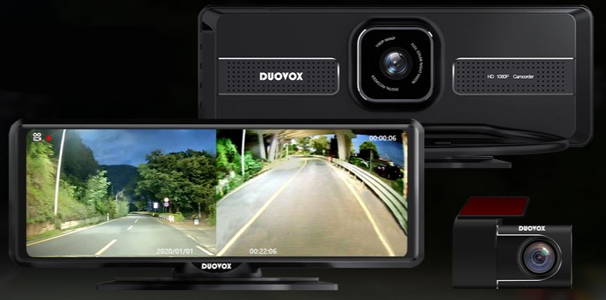 caméra de voiture avec la meilleure vision nocturne - duovox v9