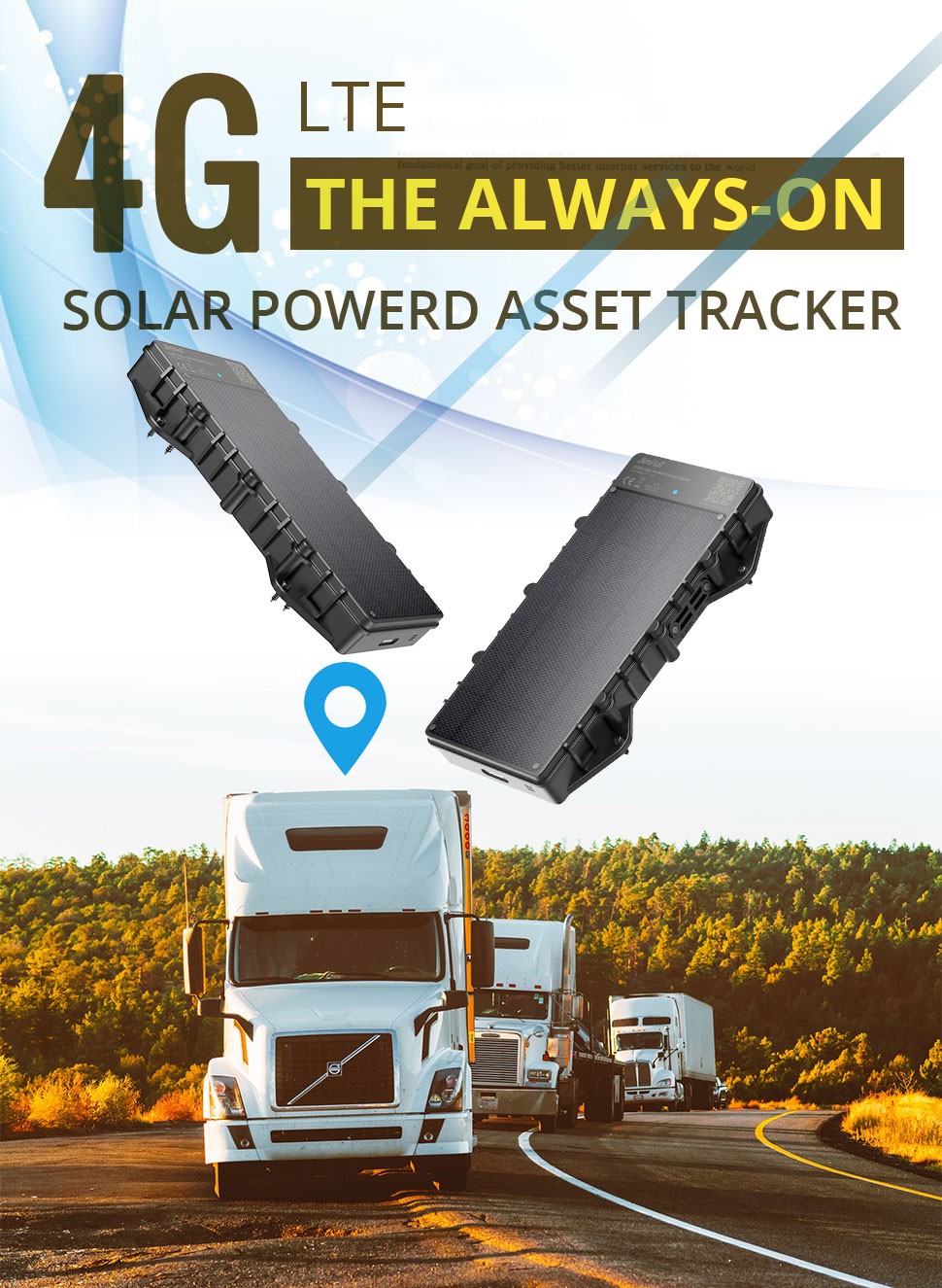 traqueur solaire 4g GPS de localisation de GPS