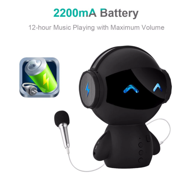 Haut-parleur Bluetooth à batterie 2200mAh