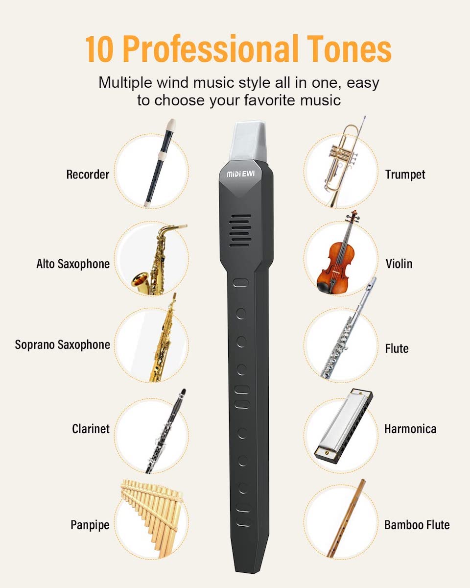 Instrument à vent électronique