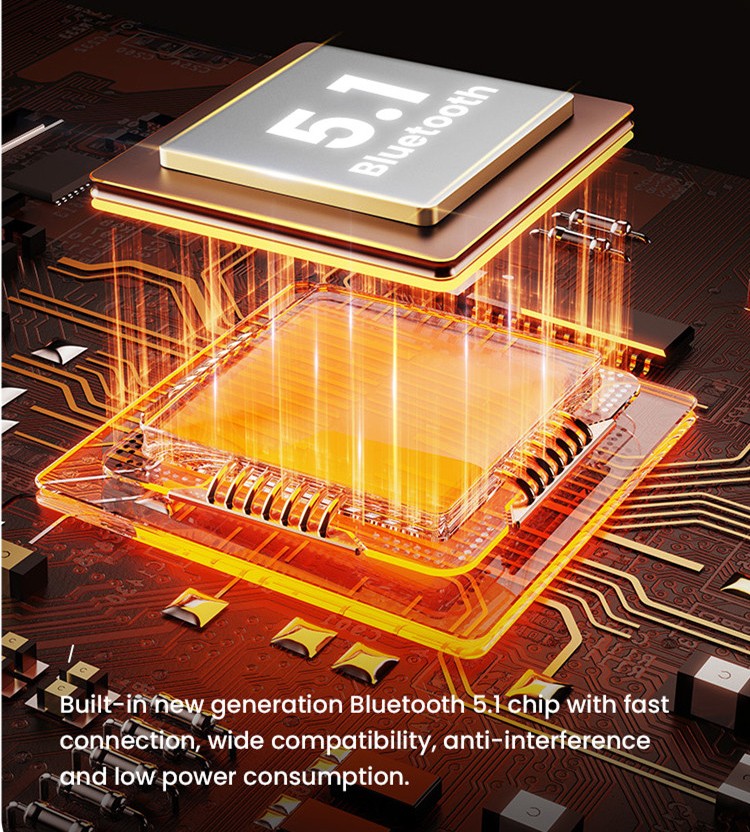 Bluetooth intégré - Puce Bluetooth 5.1 nouvelle génération