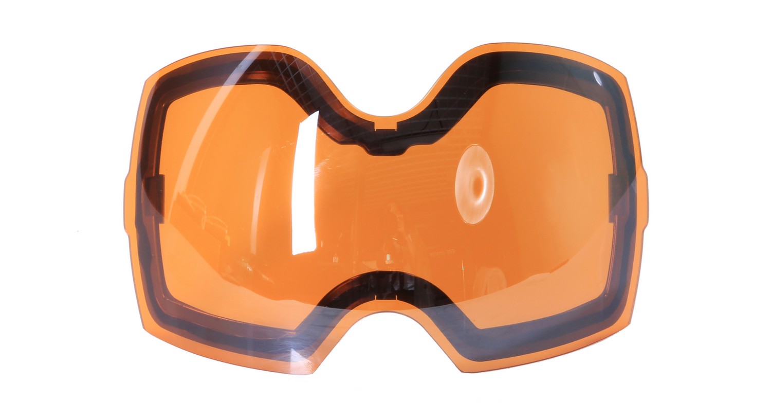 Verre de rechange orange pour masque de ski