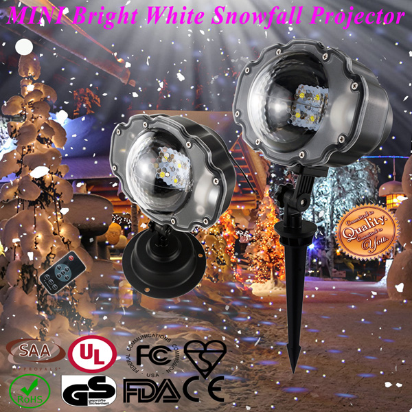 Projecteur LED Snowflakes Projection extérieure et intérieure