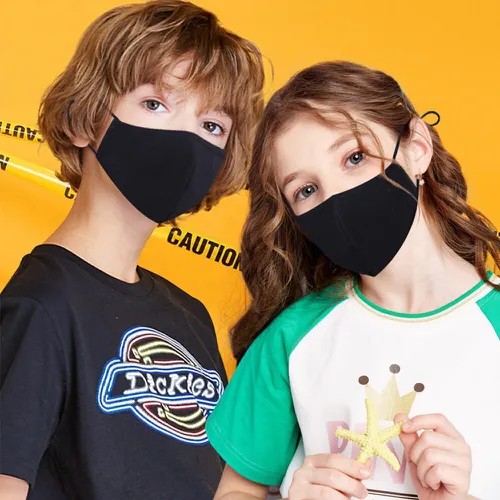 masque de protection noir pour enfants