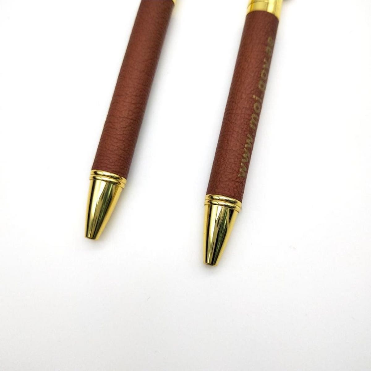 stylo avec luxe en cuir