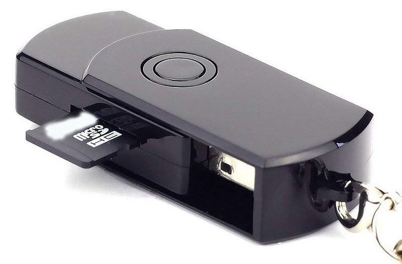Caméra clé espion cachée USB avec prise en charge de la carte SD/TF jusqu'à 32 Go