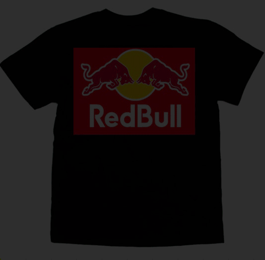 redbull custom led shirts
