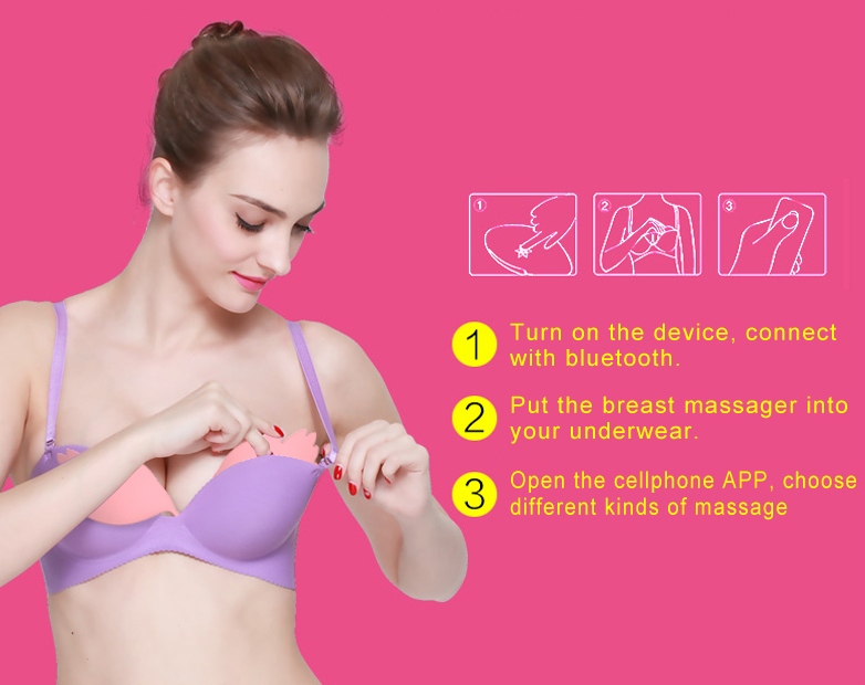 massage stimulateur de sein mobile