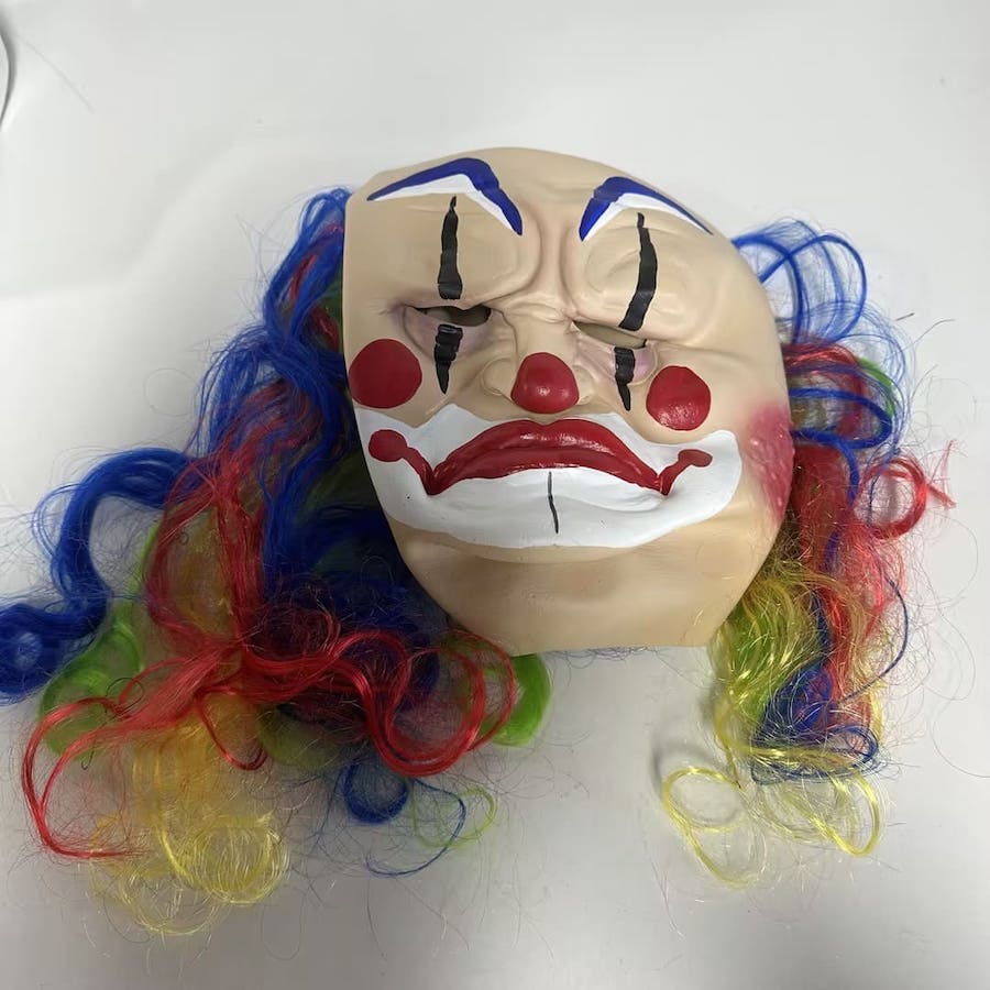 masque de clown pour adultes de carnaval