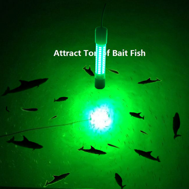 Lampe de pêche LED verte - idéale pour la pêche de nuit - puissance jusqu'à 300W