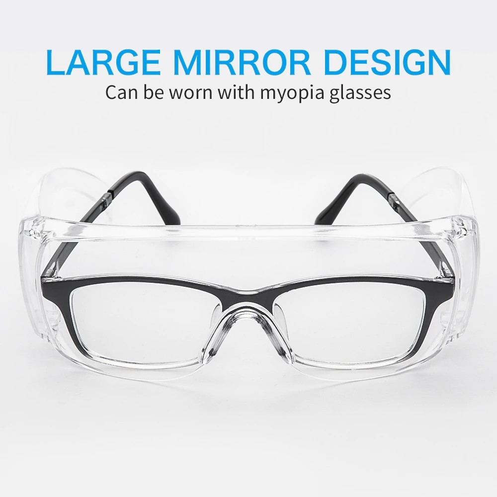 lunettes de protection transparentes contre les virus
