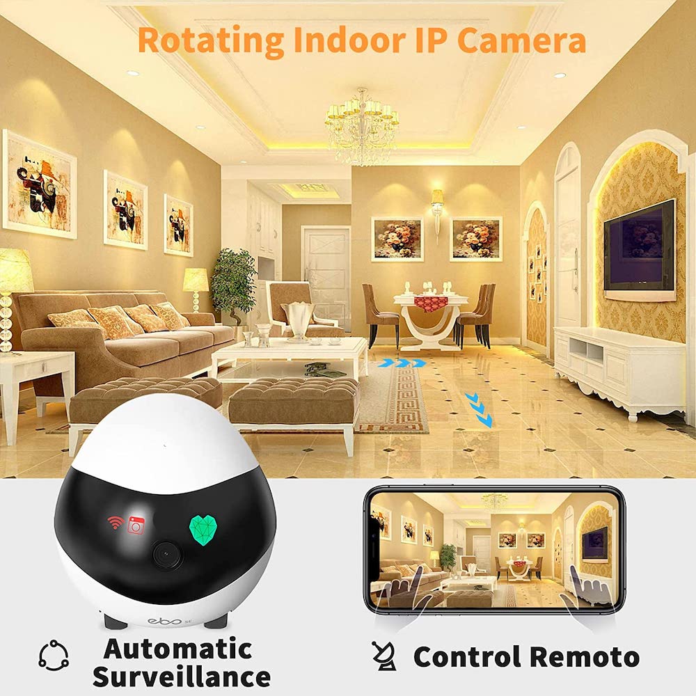 protection de la sécurité du robot de la maison, de l'appartement, de la propriété, de la surveillance p2p en direct