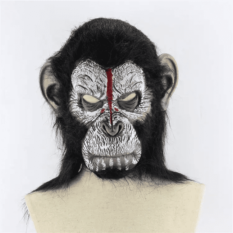 Masque facial de singe (de la planète des singes) - pour enfants et adultes  pour Halloween ou carnaval