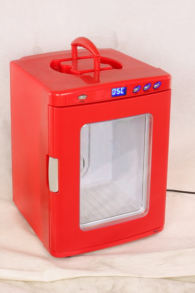 mini réfrigérateur refroidisseur rouge rétro