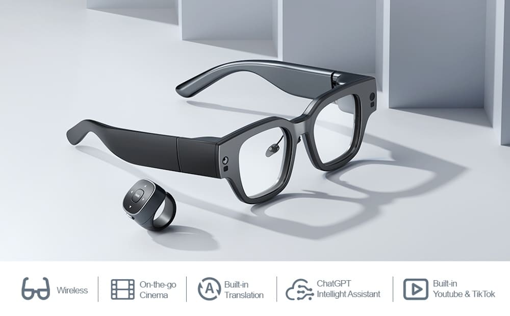 lunettes vr intelligentes avec chat gpt smart 3D sans fil