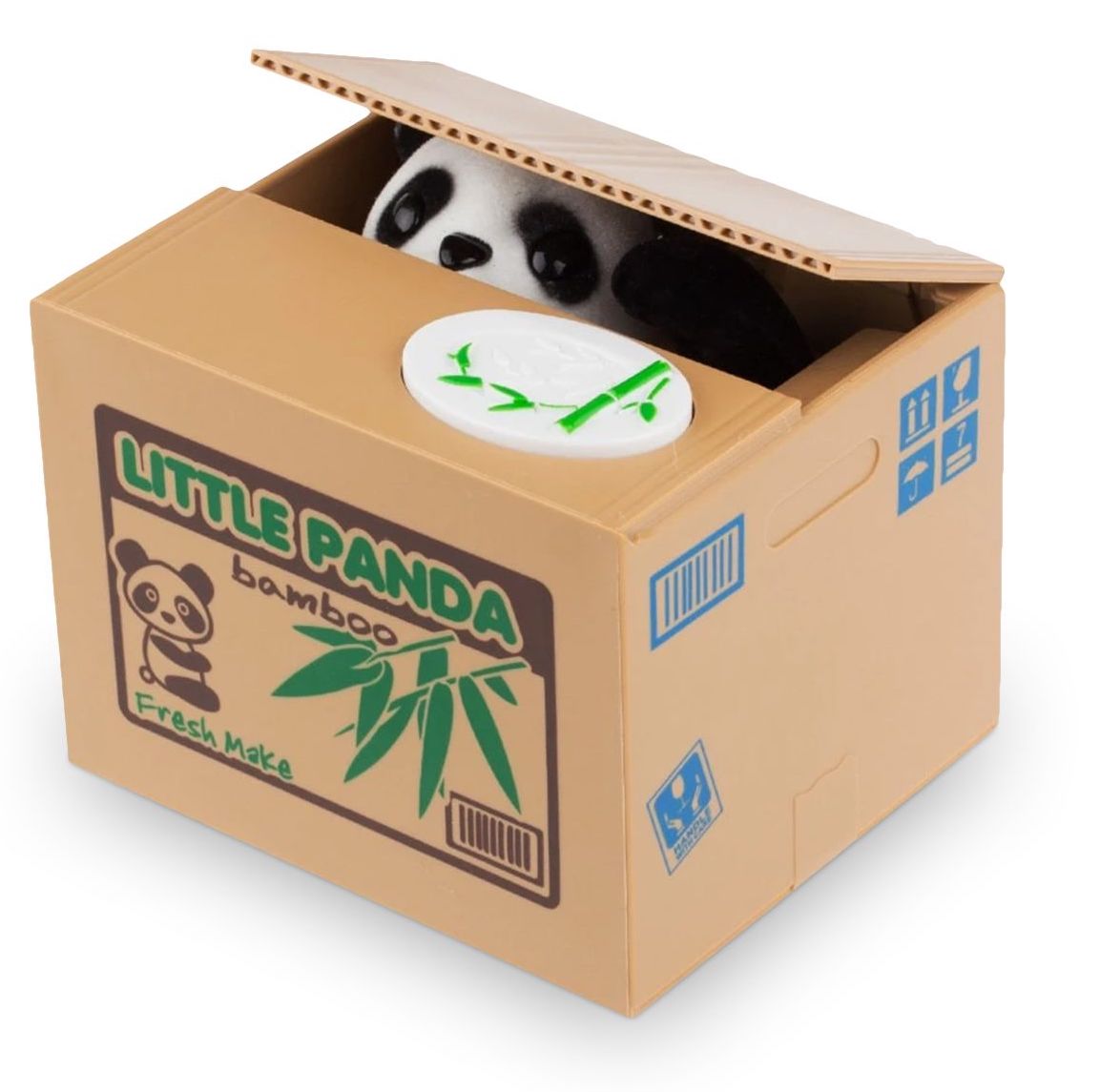 BOX for coins - une caisse électronique en forme de PANDA